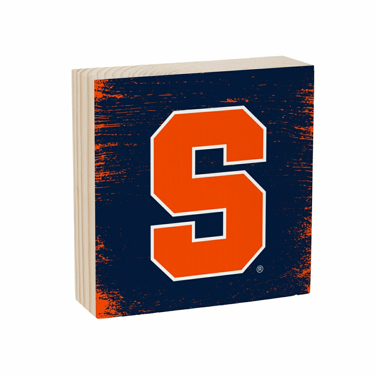 Syracuse University Plock, Down Home Fans, 6x6 - Collegiate Home