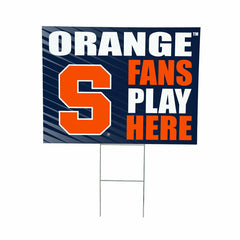 Syracuse University Coroplast Yard Sign "Fans Play Here" - Collegiate Home