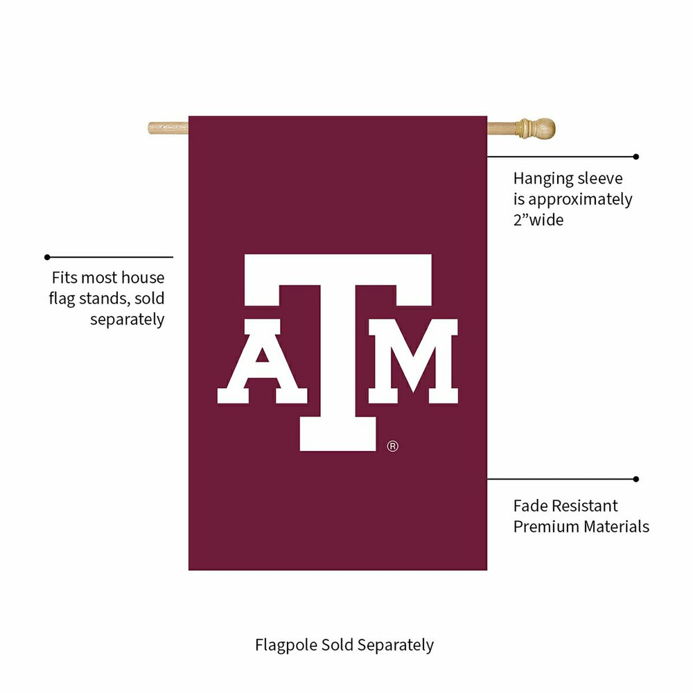 Applique Flag, Reg, Texas A&M - Collegiate Home