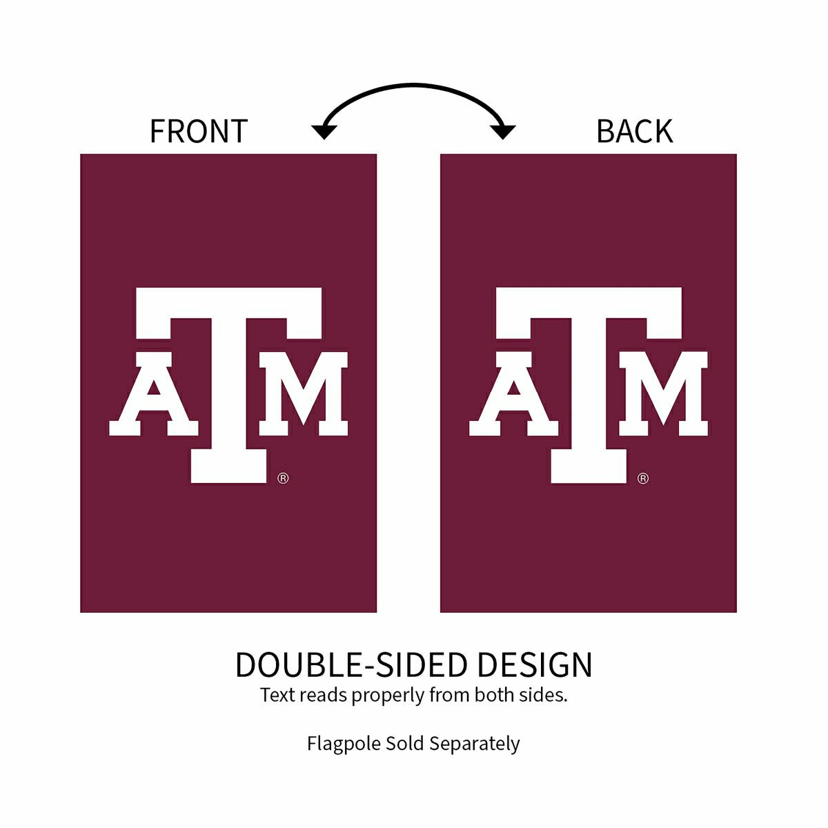 Applique Flag, Reg, Texas A&M - Collegiate Home
