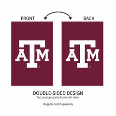 Applique Flag, Reg, Texas A&M - Collegiate Home