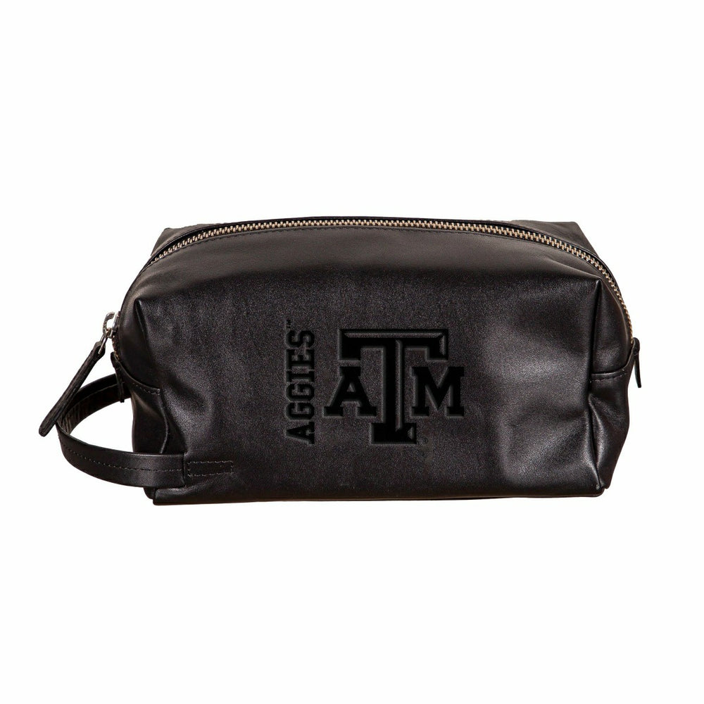 Texas A&M, Embossed Toiletry Bag, Black - Collegiate Home