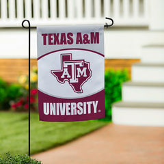 Texas A&M Suede Garden Flag - Collegiate Home