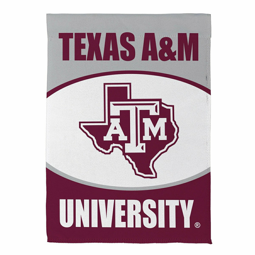 Texas A&M Suede Garden Flag - Collegiate Home