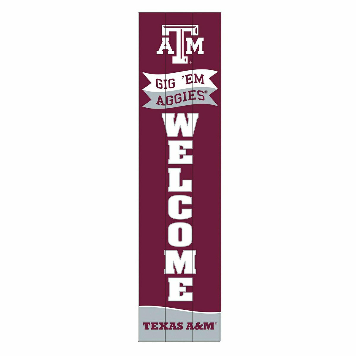 Texas A&M Large Single Sided Leaner, 46" - Collegiate Home