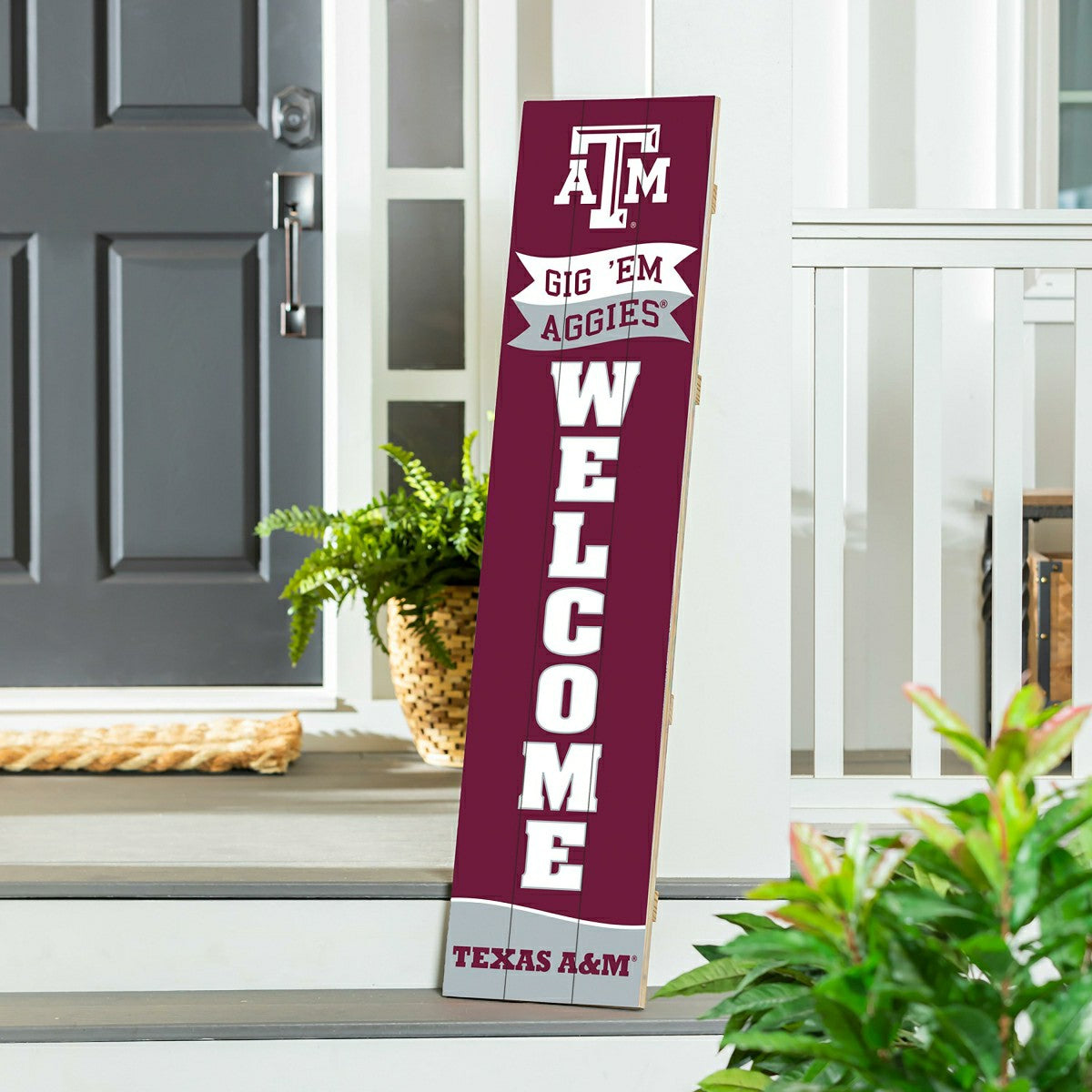 Texas A&M Large Single Sided Leaner, 46" - Collegiate Home