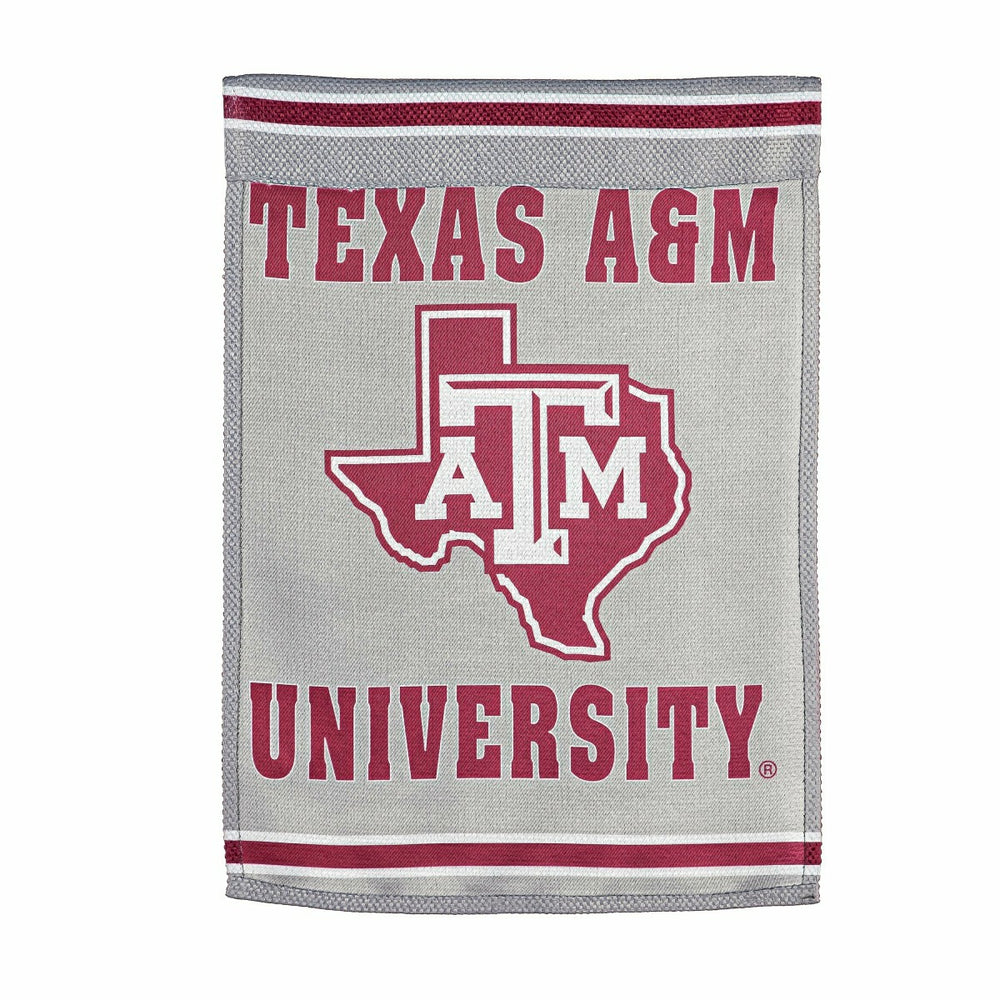 Embossed Suede Flag, House Size, Texas A&M - Collegiate Home