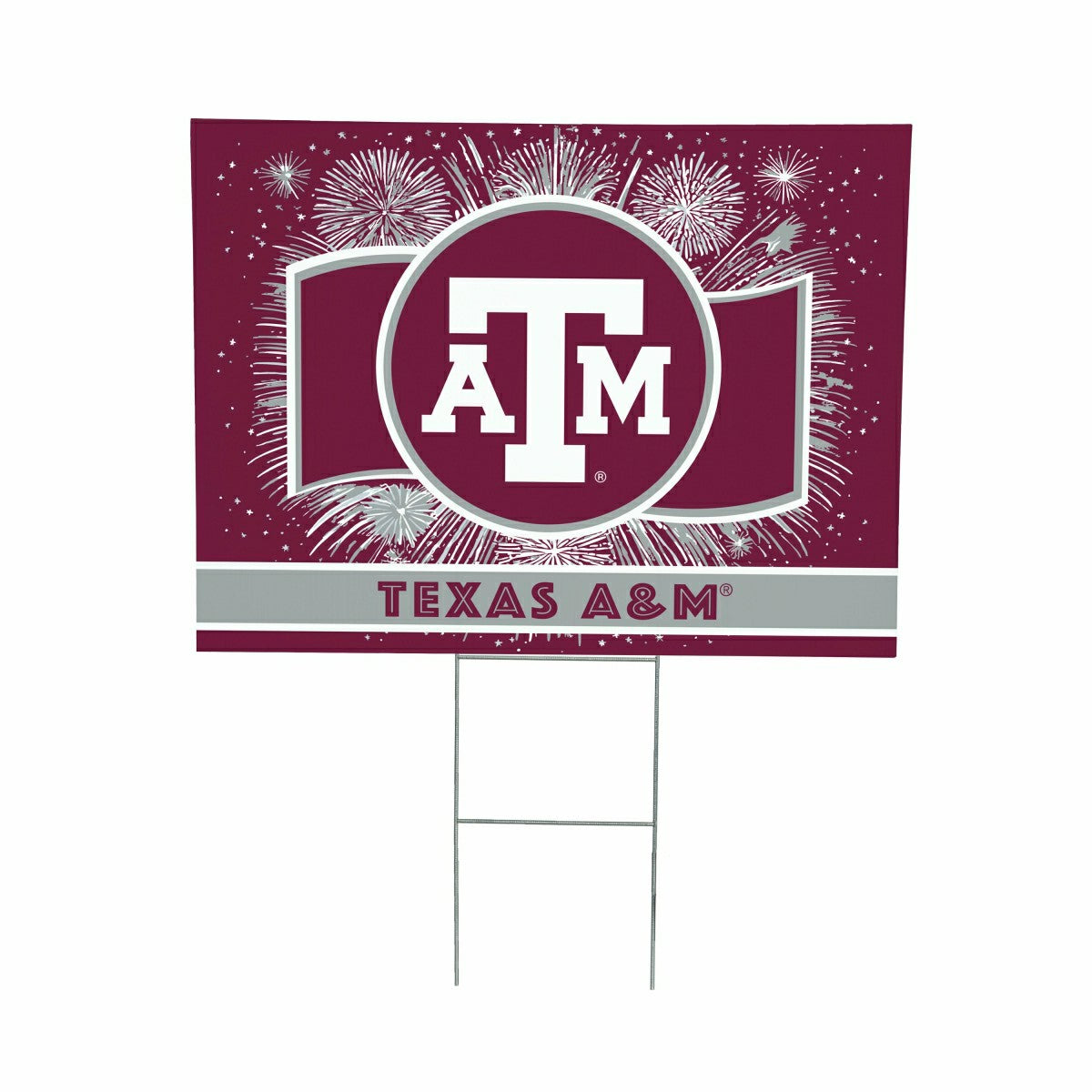 Texas A&M Yard Sign, Patriotic - Collegiate Home