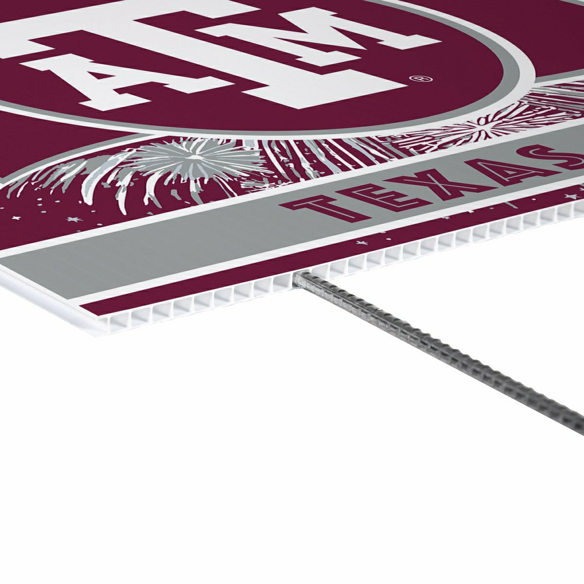 Texas A&M Yard Sign, Patriotic - Collegiate Home