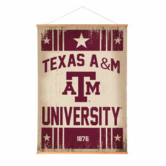 Texas A&M, Canvas Wall Tapestry, Large, 54x36 - Collegiate Home