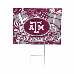 Texas A&M Yard Sign, Holiday - Collegiate Home
