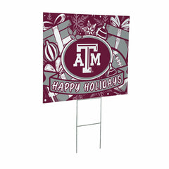 Texas A&M Yard Sign, Holiday - Collegiate Home