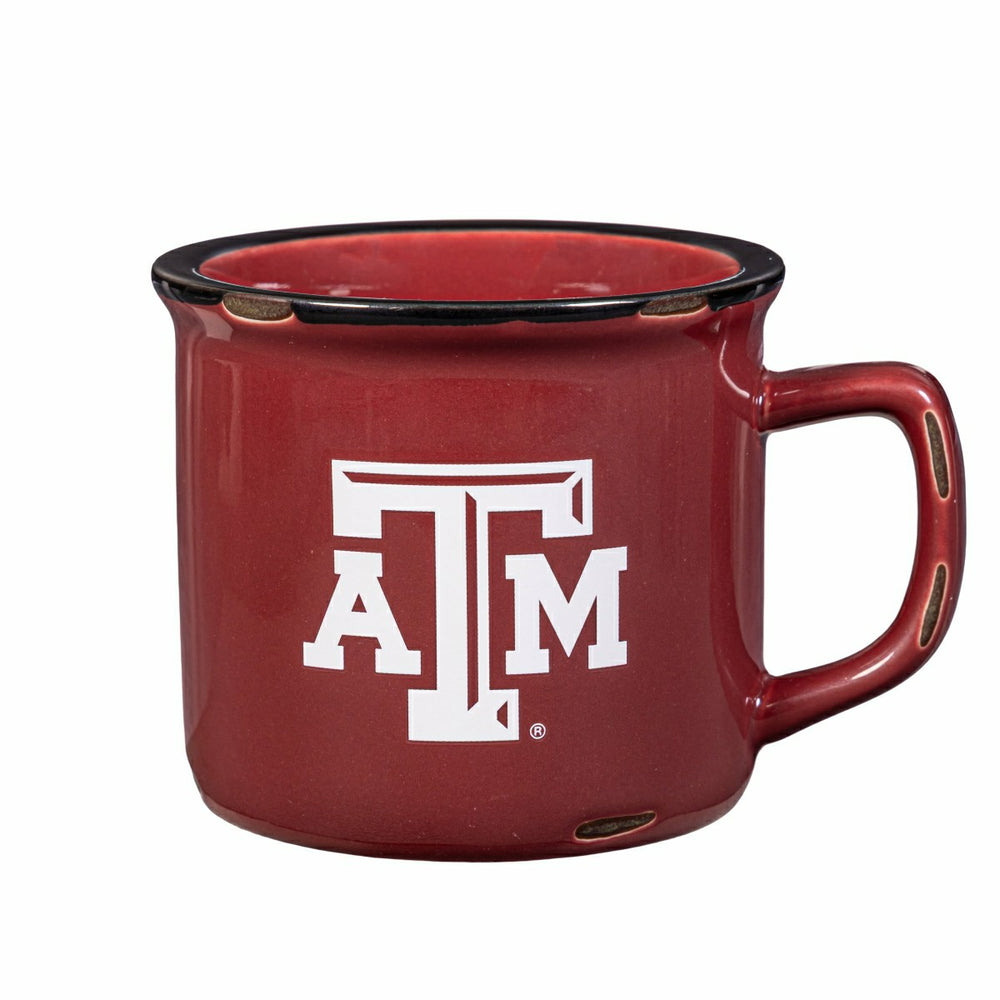 Texas A&M Ceramic Camp Cup with Enamel Finish, 14oz - Collegiate Home