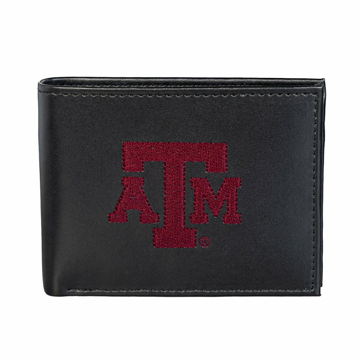 Texas A&M Black Bi-Fold Embroidered Wallet - Collegiate Home