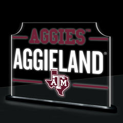 Texas A&M College Rectangle Desklite LED Decor - Collegiate Home