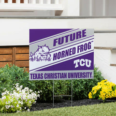 Texas Christian University Coroplast Yard Sign, Future Student - Collegiate Home