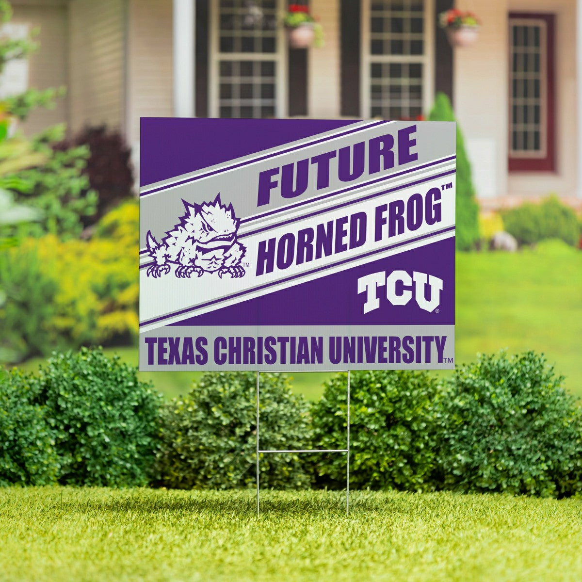 Texas Christian University Coroplast Yard Sign, Future Student - Collegiate Home