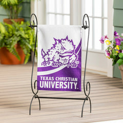 Texas Christian University Burlap Flag GDN Size - Collegiate Home