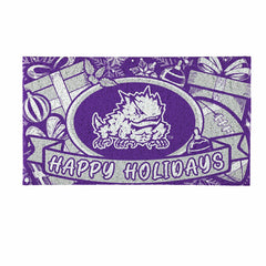 Texas Christian University Holiday PVC Mat, 28"x16" - Collegiate