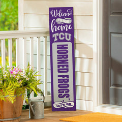 47" Double Sided Leaner, Texas Christian University, Halloween - Collegiate Home