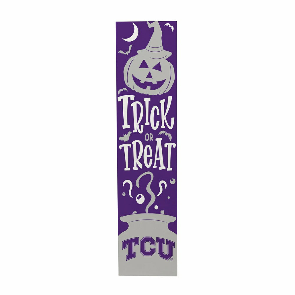 47" Double Sided Leaner, Texas Christian University, Halloween - Collegiate Home