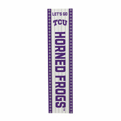 47" Double Sided Leaner, Texas Christian University, Christmas - Collegiate Home
