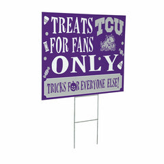Texas Christian University Yard Sign, Halloween Treats for Fans - Collegiate Home