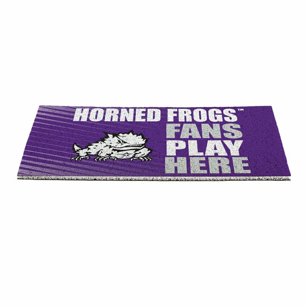 Texas Christian University Fan Mat, 28"x16" - Collegiate