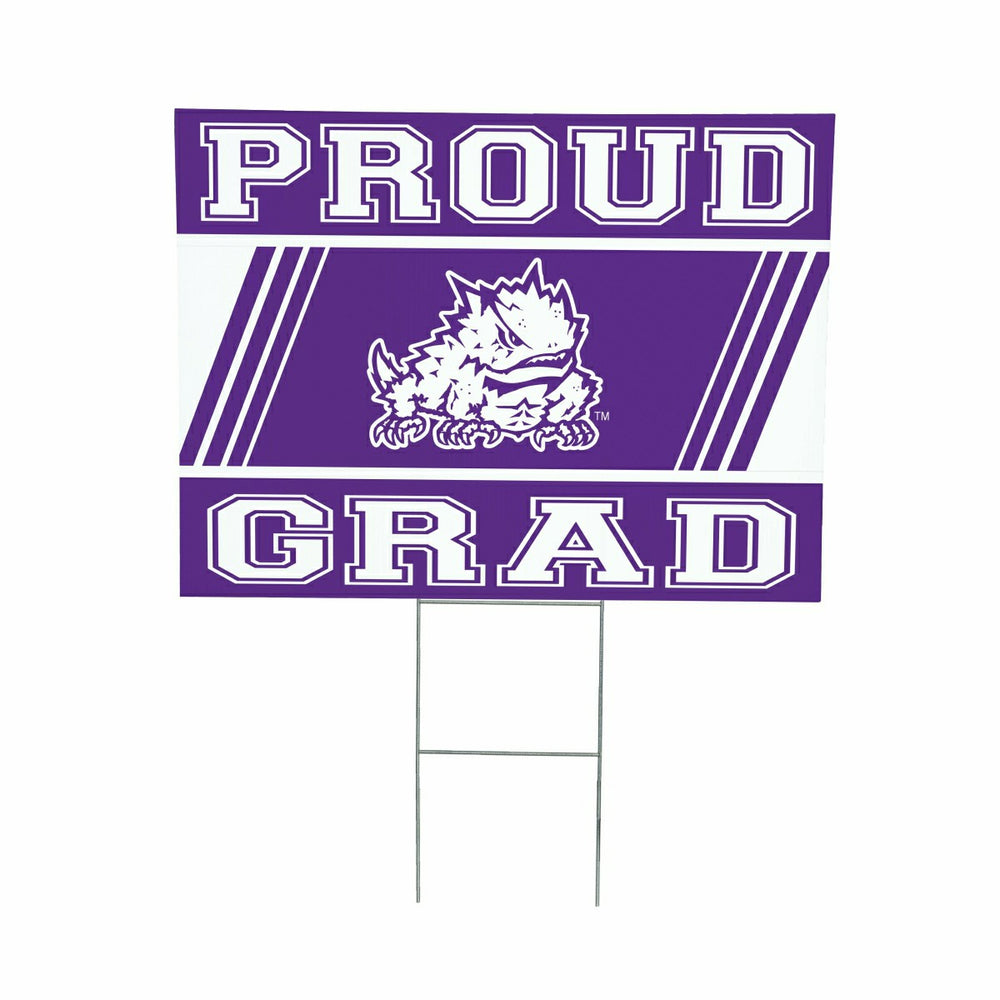 Texas Christian University Coroplast Yard Sign Graduate - Collegiate Home