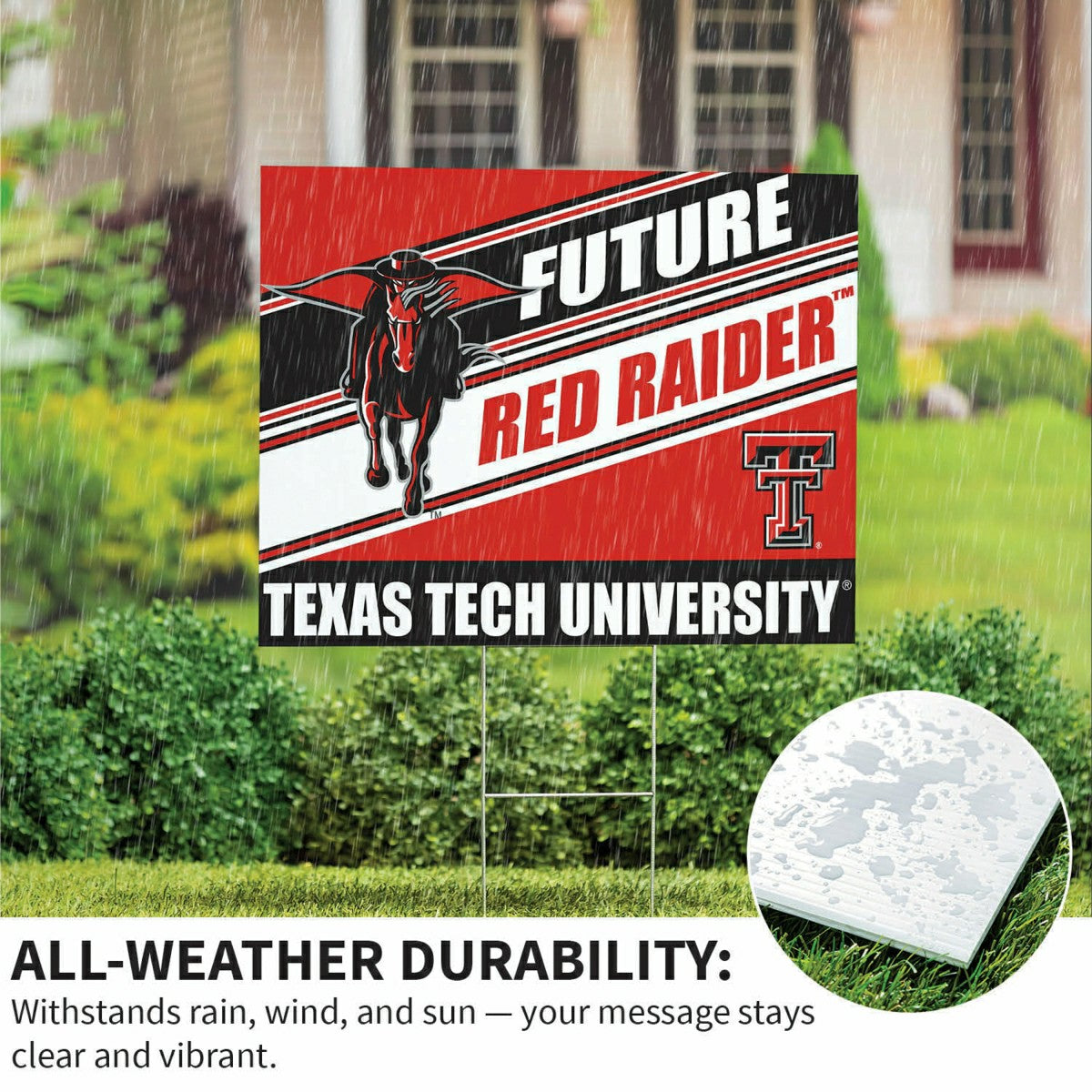 Texas Tech University Coroplast Yard Sign, Future Student - Collegiate Home
