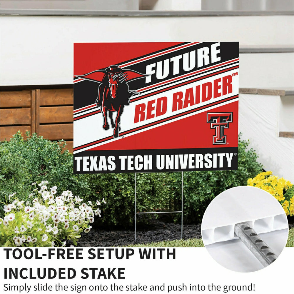 Texas Tech University Coroplast Yard Sign, Future Student - Collegiate Home