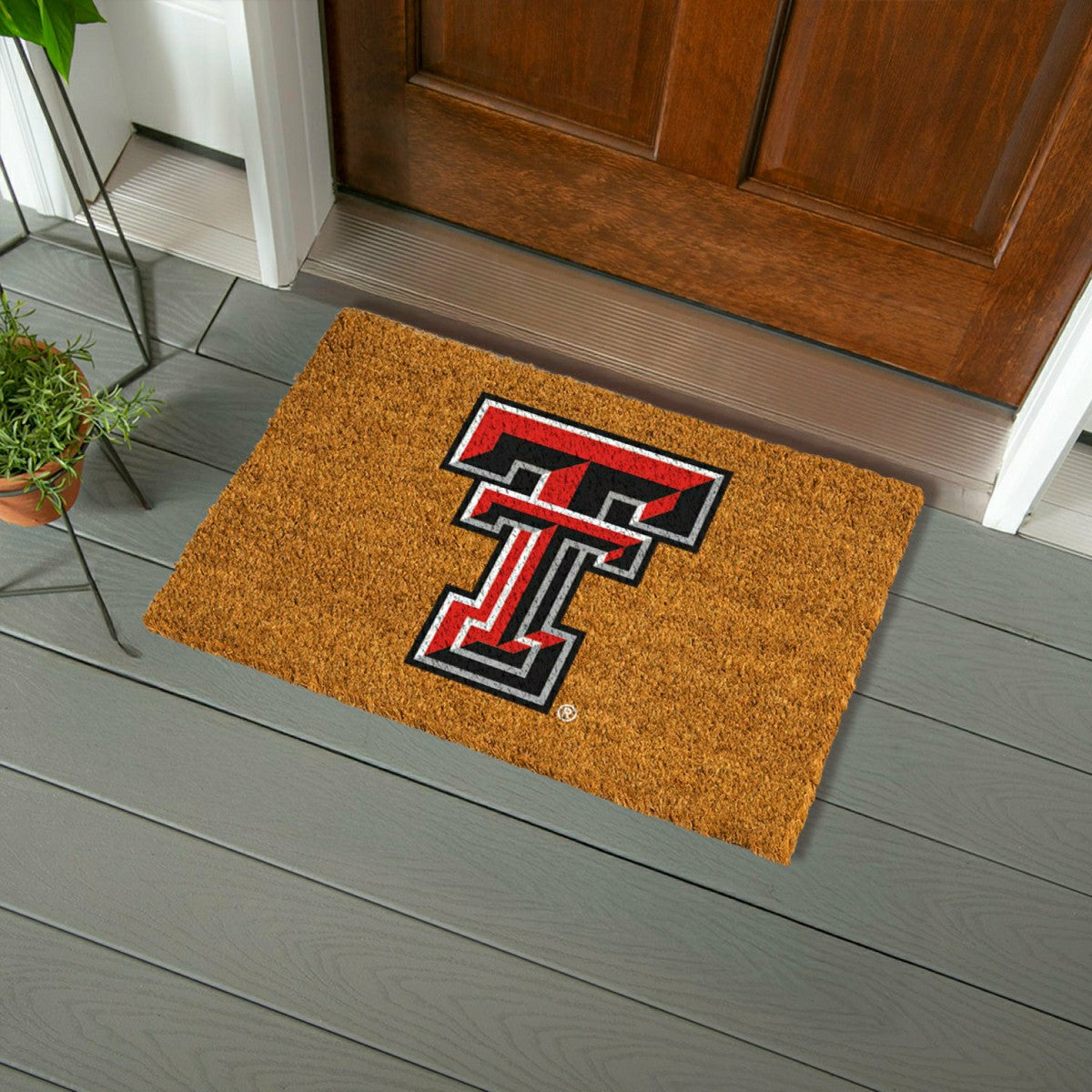 Coir Mat, 16"x28", Texas Tech University - Collegiate