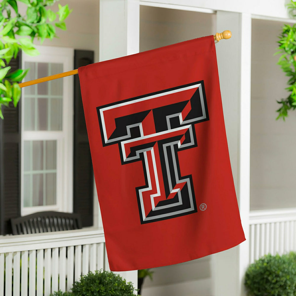 Texas Tech University Applique House Flag - Collegiate Home