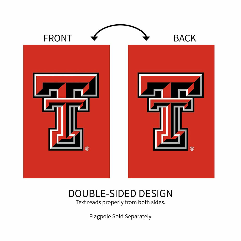 Texas Tech University Applique House Flag - Collegiate Home