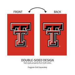 Texas Tech University Applique House Flag - Collegiate Home