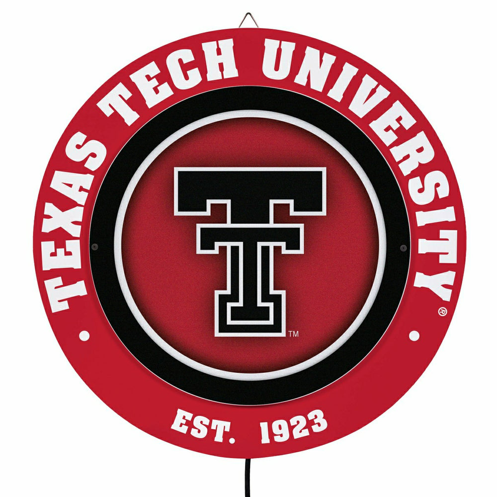 Texas Tech University, Metal Lite, Round - Collegiate