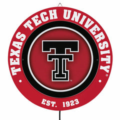 Texas Tech University, Metal Lite, Round - Collegiate