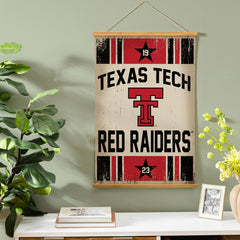 Texas Tech University, Canvas Wall Tapestry, Medium, 36x24 - Collegiate Home