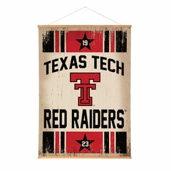 Texas Tech University, Canvas Wall Tapestry, Large, 54x36 - Collegiate Home