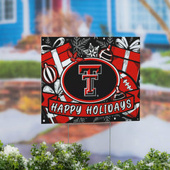 Texas Tech University Yard Sign, Holiday - Collegiate Home
