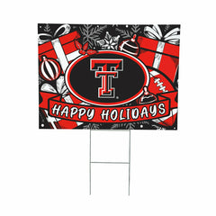 Texas Tech University Yard Sign, Holiday - Collegiate Home