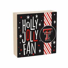 Texas Tech University Block, Holiday, 6x6 - Collegiate Home