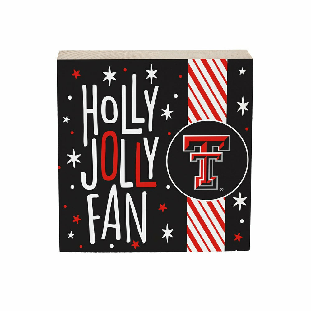 Texas Tech University Block, Holiday, 6x6 - Collegiate Home
