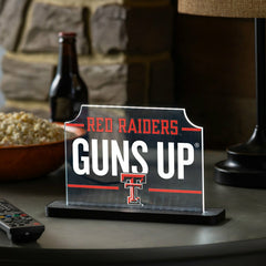 Texas Tech University College Rectangle Desklite LED Decor - Collegiate Home