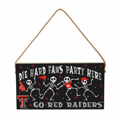 Texas Tech University Halloween Wood Wall Sign, 6x11 - Collegiate Home