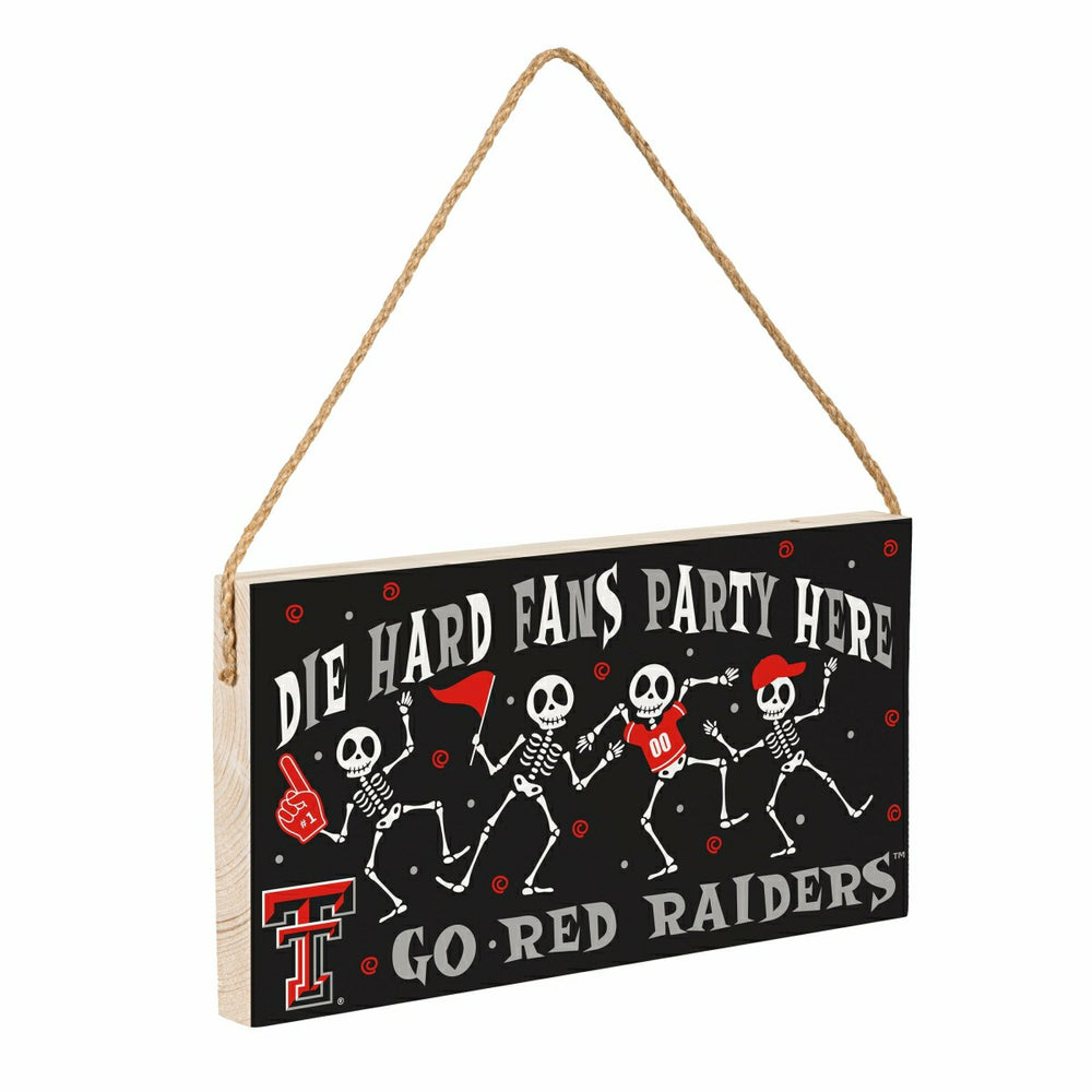 Texas Tech University Halloween Wood Wall Sign, 6x11 - Collegiate Home