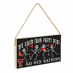 Texas Tech University Halloween Wood Wall Sign, 6x11 - Collegiate Home