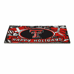 Texas Tech University Holiday PVC Mat, 28"x16" - Collegiate
