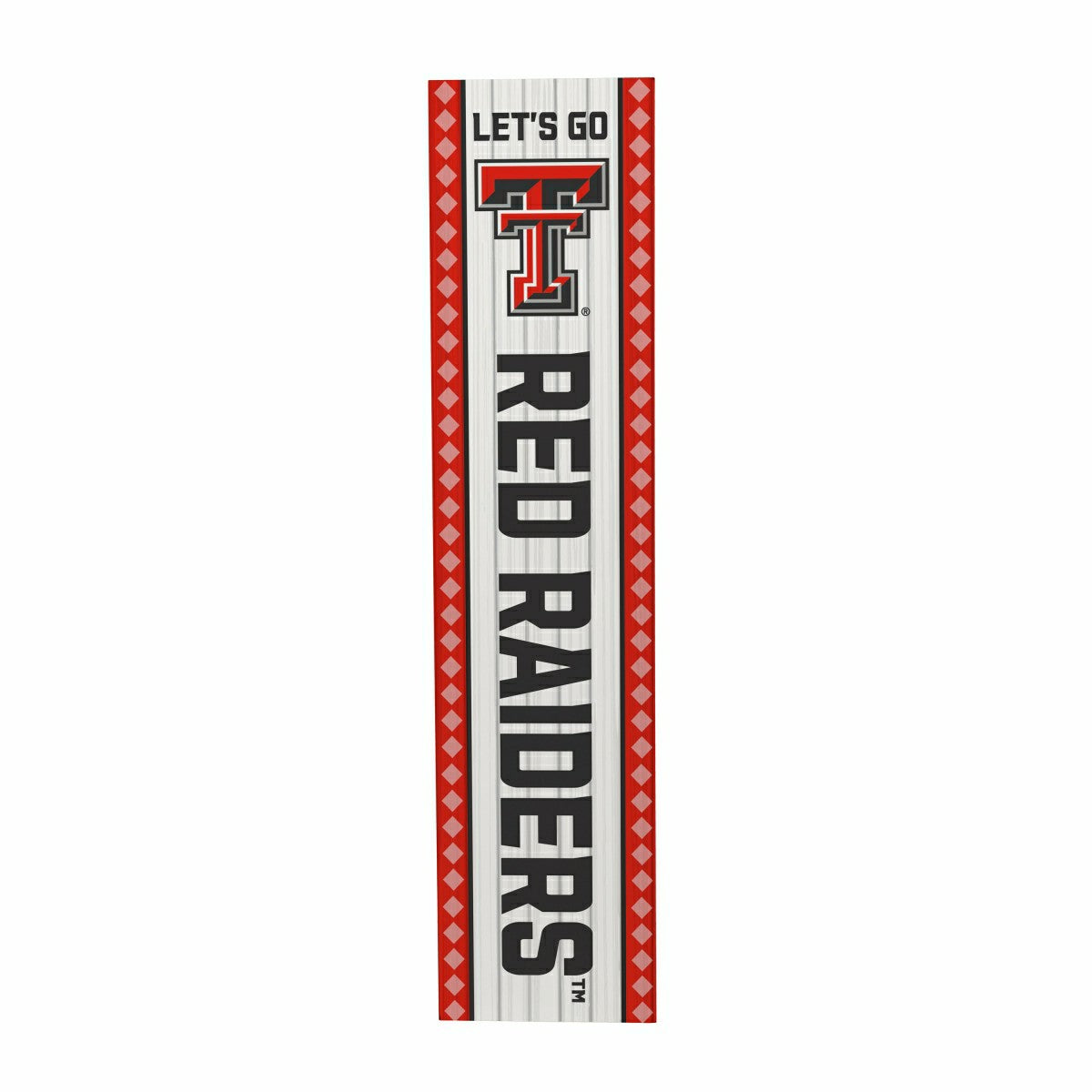 47" Double Sided Leaner, Texas Tech University, Christmas - Collegiate Home