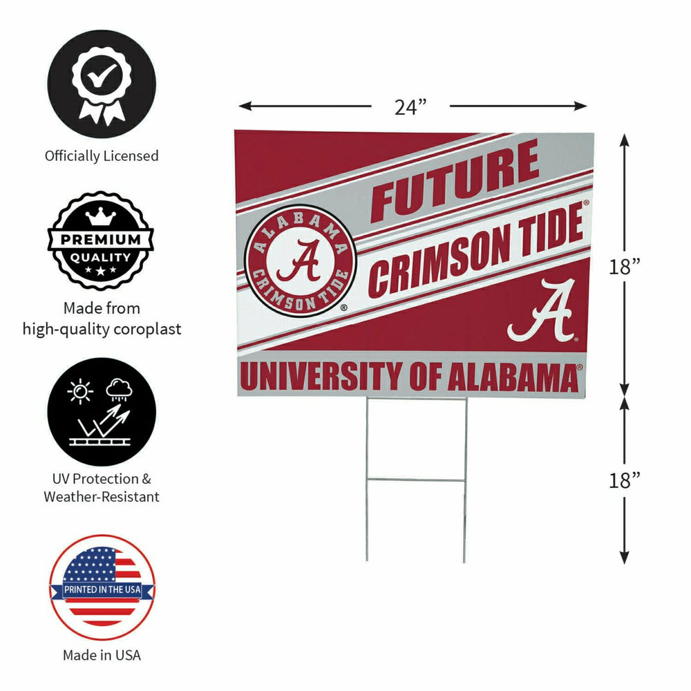 University of Alabama Coroplast Yard Sign, Future Student - Collegiate Home